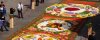 Infiorata di Gerano 2012, particolare dei primi tre quadri