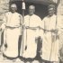 Angelo Fubelli (Priore 1945-1962) con Costantino Felici (Vice Priore - a sinistra) e Alberto Felici (a destra)